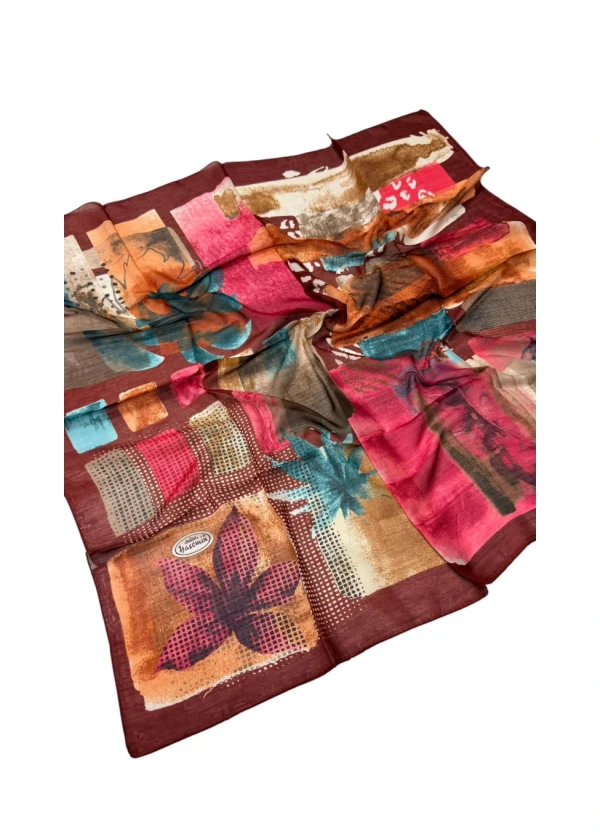  Yasemin Dikişli Elegance Eşarp Yazma-bc15