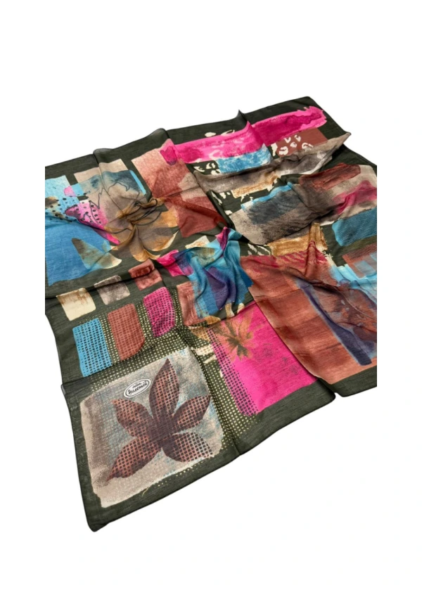  Yasemin Dikişli Elegance Eşarp Yazma-bc16