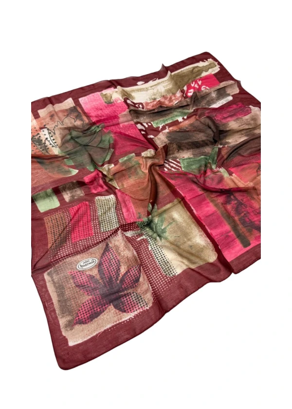  Yasemin Dikişli Elegance Eşarp Yazma-bc19