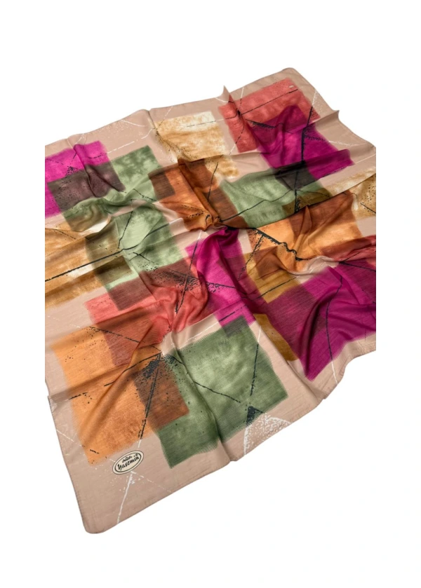 Yasemin Dikişli Elegance Eşarp Yazma-bd12