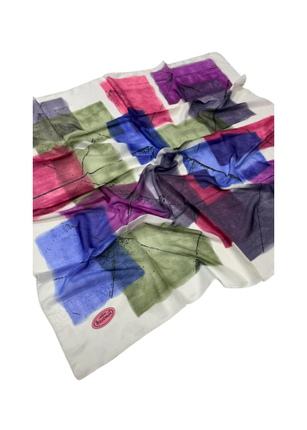 Yasemin Dikişli Elegance Eşarp Yazma-bd21