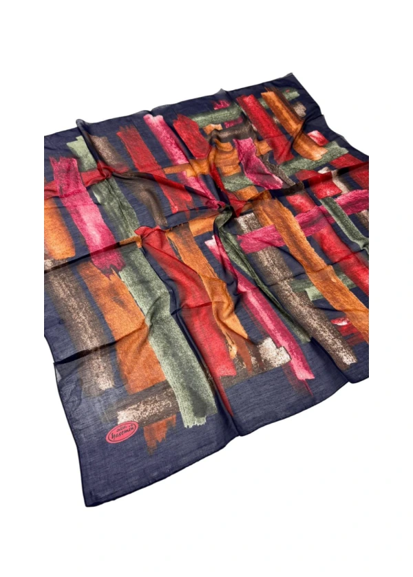 Yasemin Dikişli Elegance Eşarp Yazma-bf1