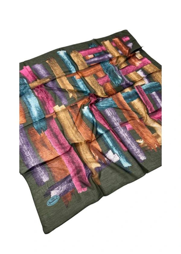 Yasemin Dikişli Elegance Eşarp Yazma-bf11