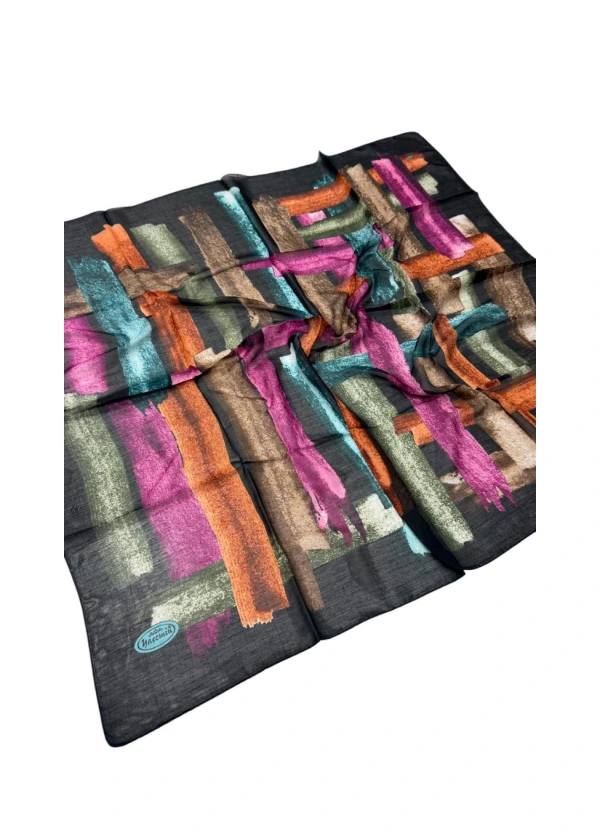 Yasemin Dikişli Elegance Eşarp Yazma-bf14