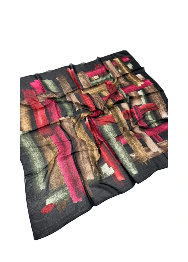 Yasemin Dikişli Elegance Eşarp Yazma-bf15