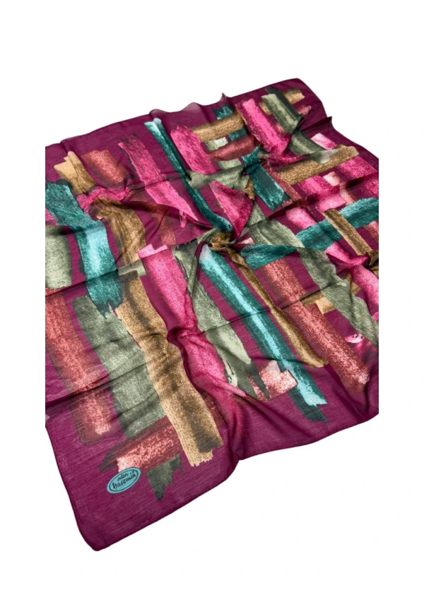 Yasemin Dikişli Elegance Eşarp Yazma-bf18