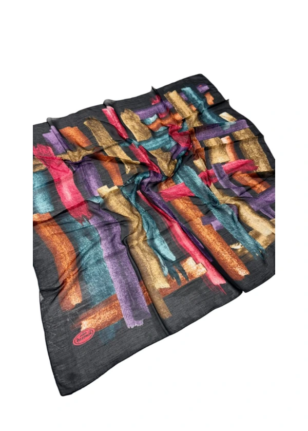 Yasemin Dikişli Elegance Eşarp Yazma-bf19