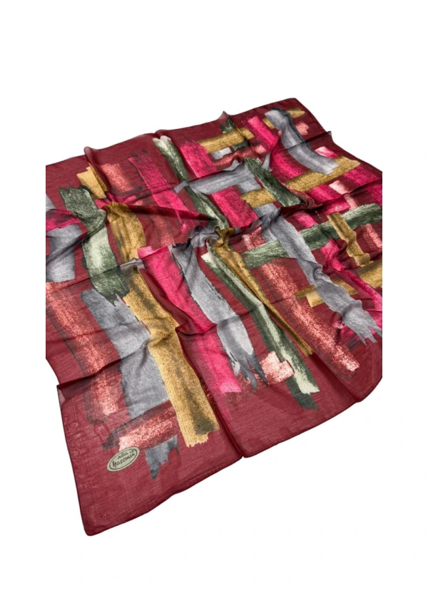 Yasemin Dikişli Elegance Eşarp Yazma-bf20