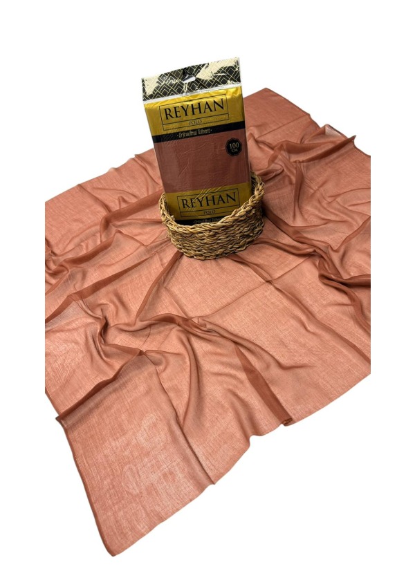 Reyhan Oyalık Düz Renk Oyalık Yazma ry Kahverengi