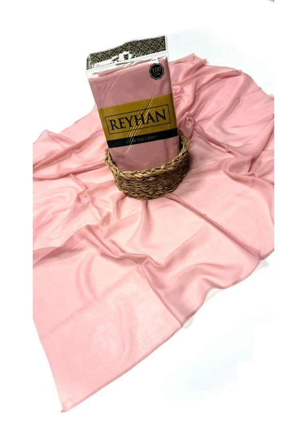 Reyhan Oyalık Düz Renk Oyalık Yazma ry Pudra