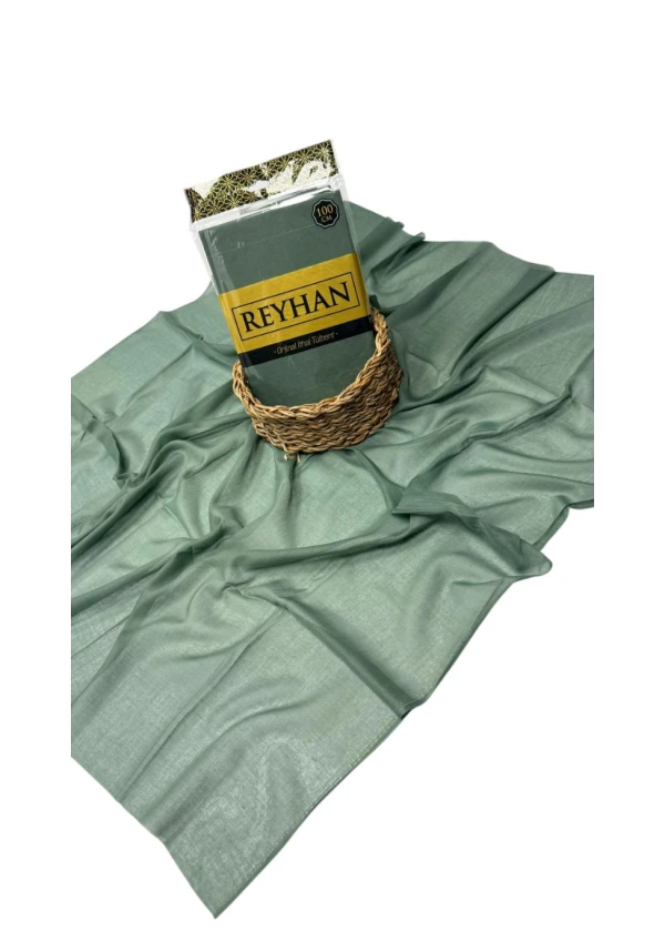 Reyhan Oyalık Düz Renk Oyalık Yazma ry Koyu Çağla