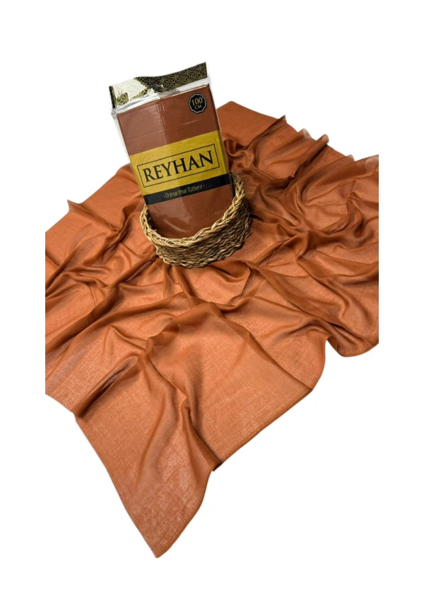 Reyhan Oyalık Düz Renk Oyalık Yazma ry Kiremit