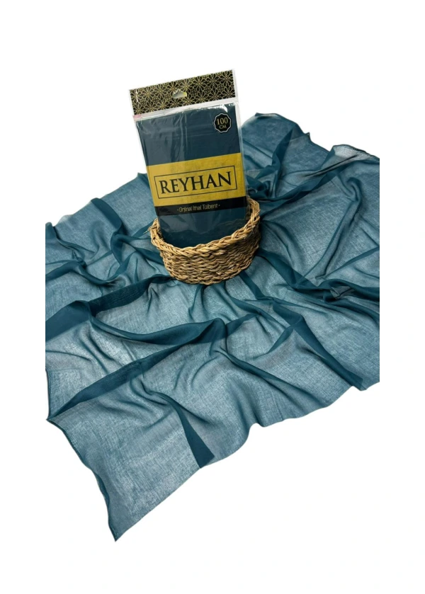 Reyhan Oyalık Düz Renk Oyalık Yazma ry Petrol