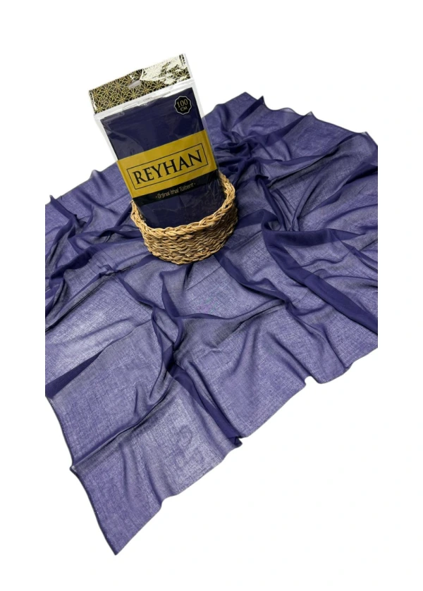 Reyhan Oyalık Düz Renk Oyalık Yazma ry Lacivert