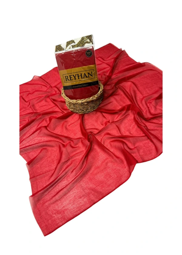 Reyhan Oyalık Düz Renk Oyalık Yazma ry Açık Bordo