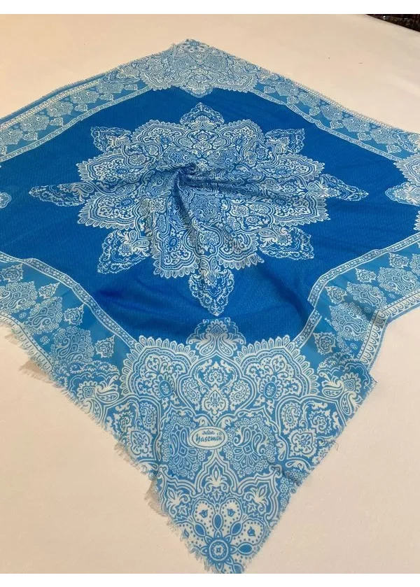 Yasemin Flamlı Keten Pamuk Eşarp de15