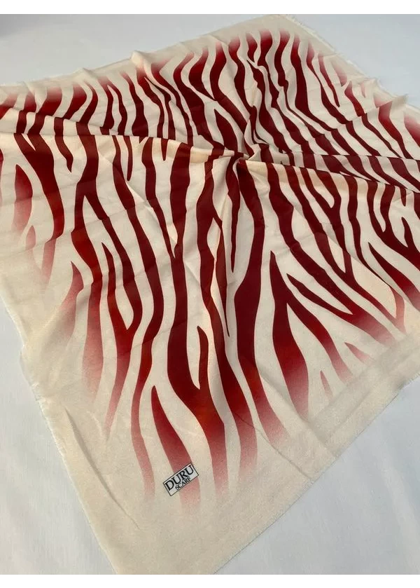 Duru Scarf Flamlı Keten Eşarp