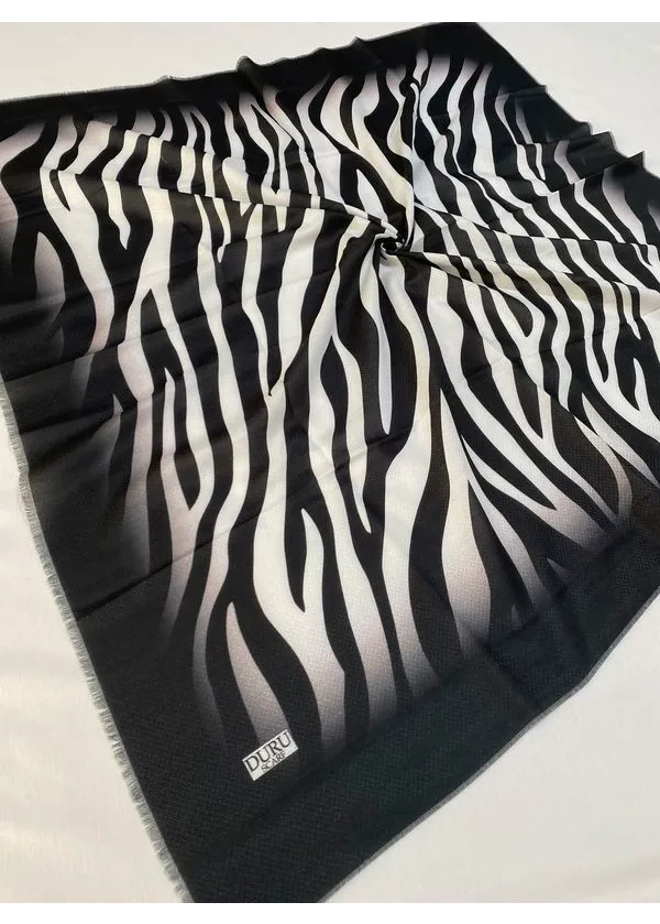 Duru Scarf Flamlı Keten Eşarp cı3