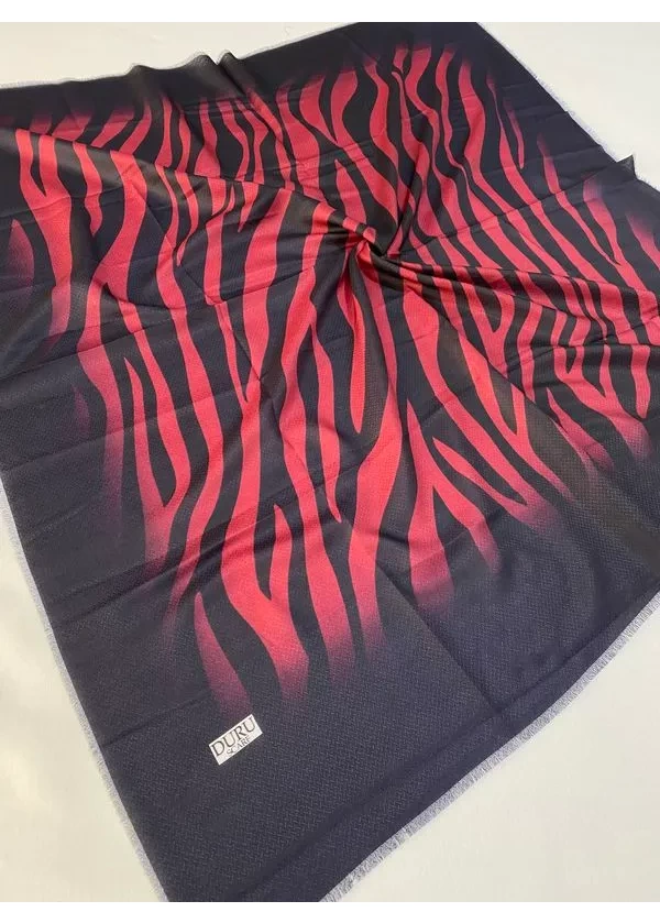 Duru Scarf Flamlı Keten Eşarp cı4