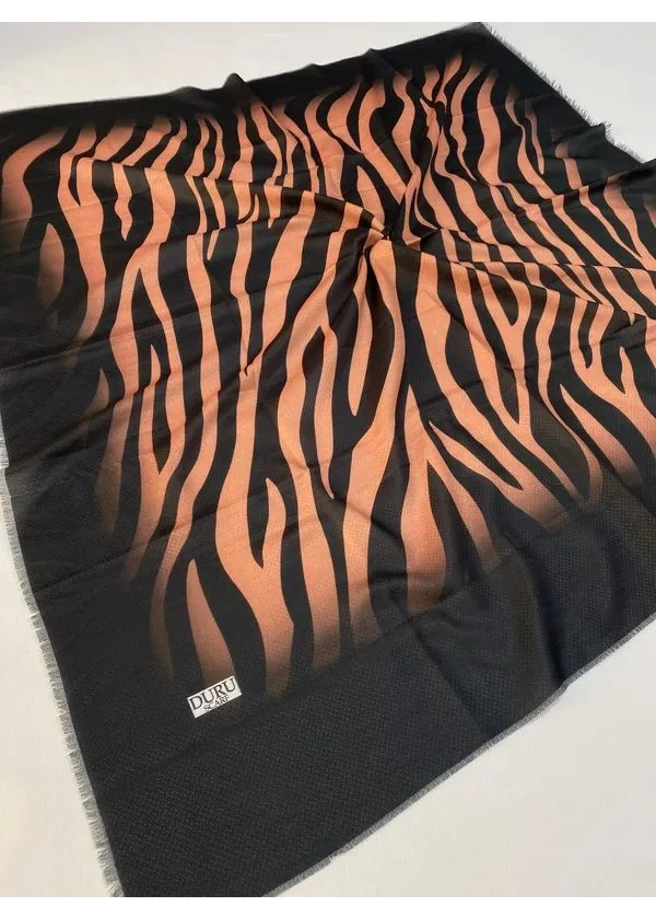 Duru Scarf Flamlı Keten Eşarp cı7