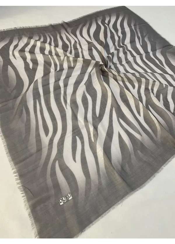 Duru Scarf Flamlı Keten Eşarp cı8