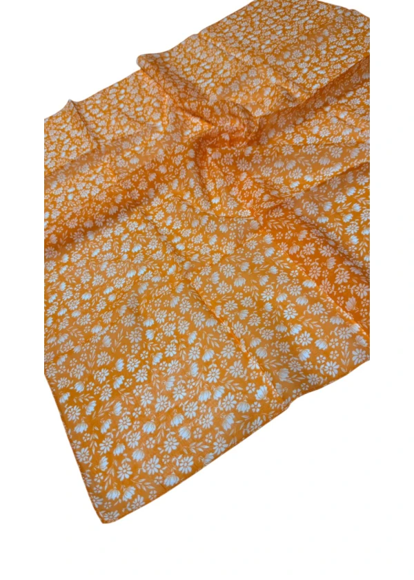 Kamer Organik 90'lı Pamuk Eşarp Yazma hg3