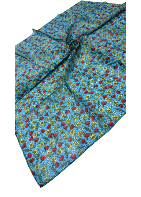 Kamer Organik 90'lı Pamuk Eşarp Yazma hg4