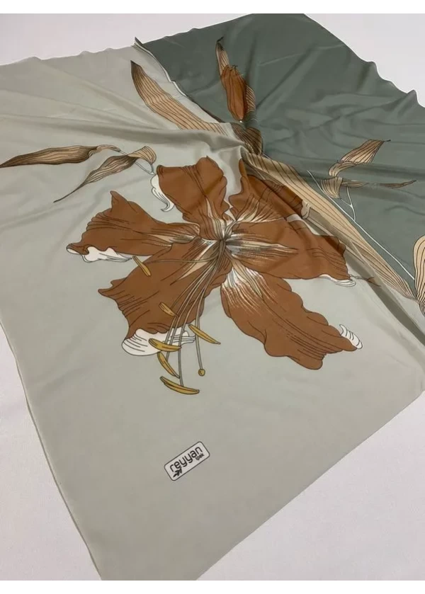 Reyyan İpek Desenli Oyalık Yazma dd10