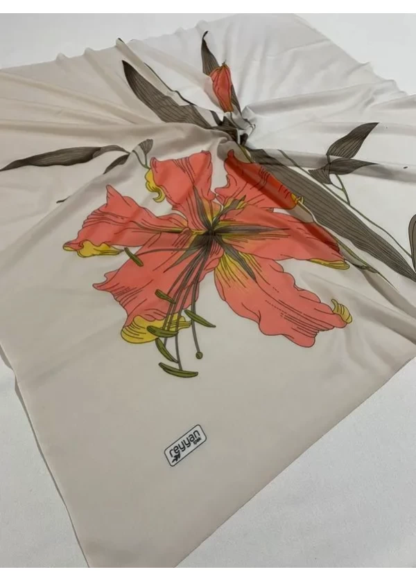 Reyyan İpek Desenli Oyalık Yazma dd19