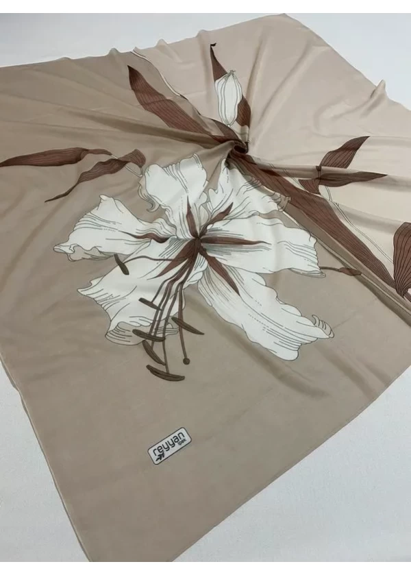 Reyyan İpek Desenli Oyalık Yazma dd21