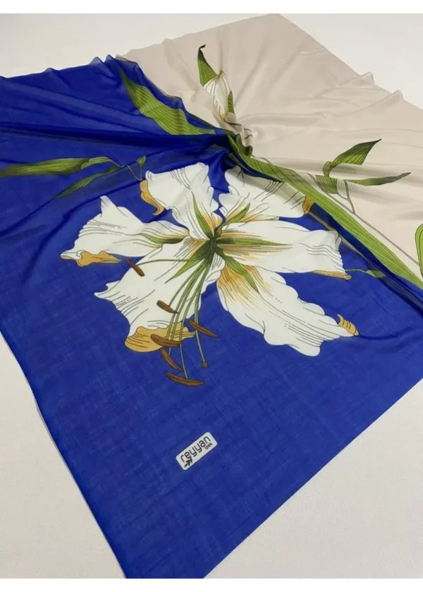 Reyyan İpek Desenli Oyalık Yazma dd22