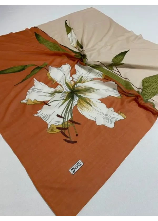 Reyyan İpek Desenli Oyalık Yazma dd24
