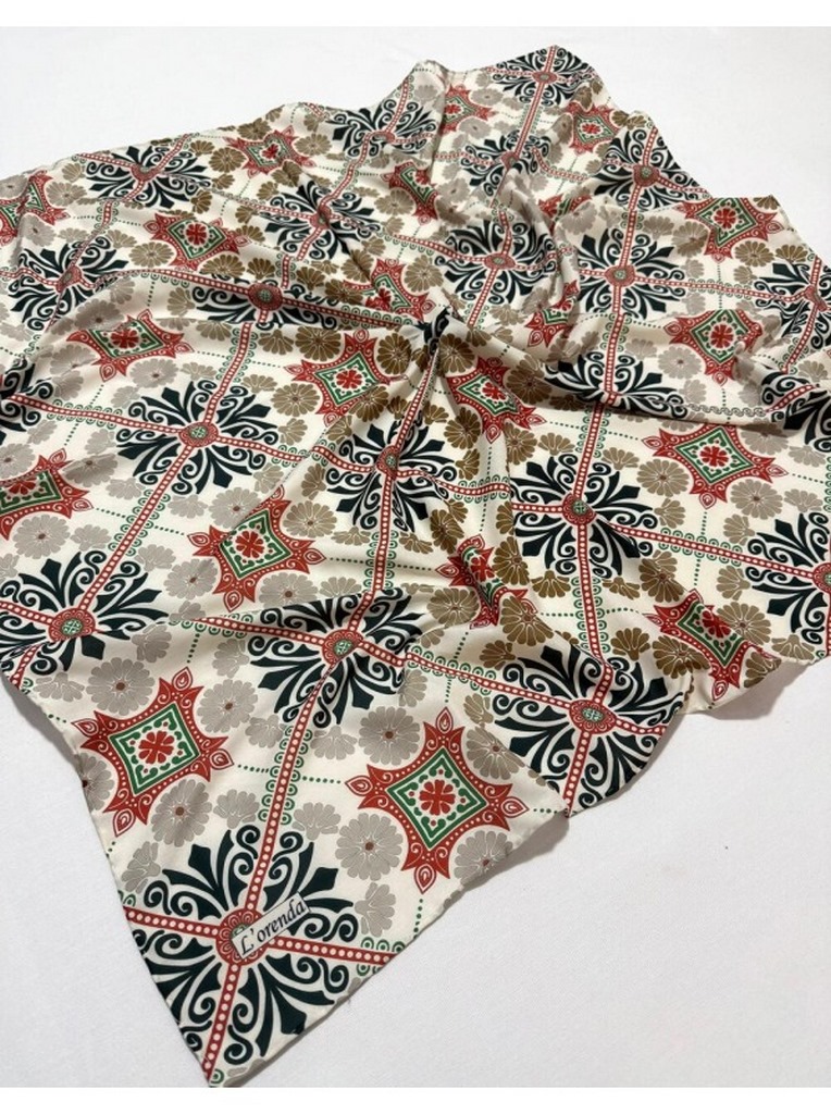 L'orenda El Dikişli Soft Pamuk Eşarp e4