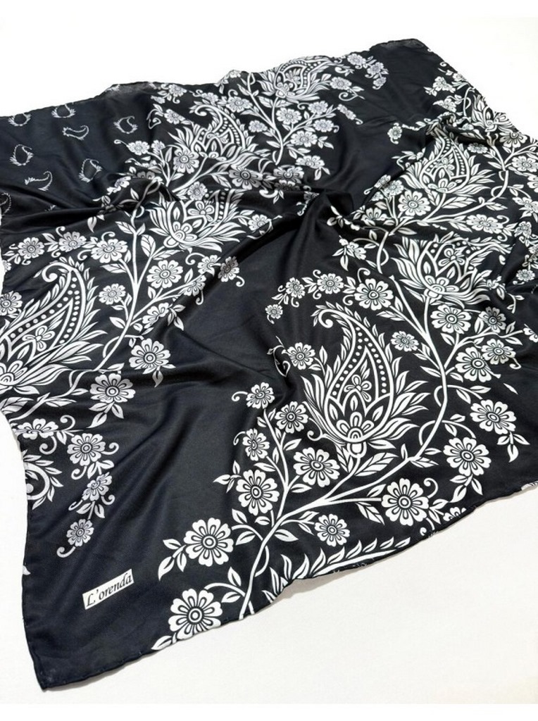 L'orenda El Dikişli Soft Pamuk Eşarp w13