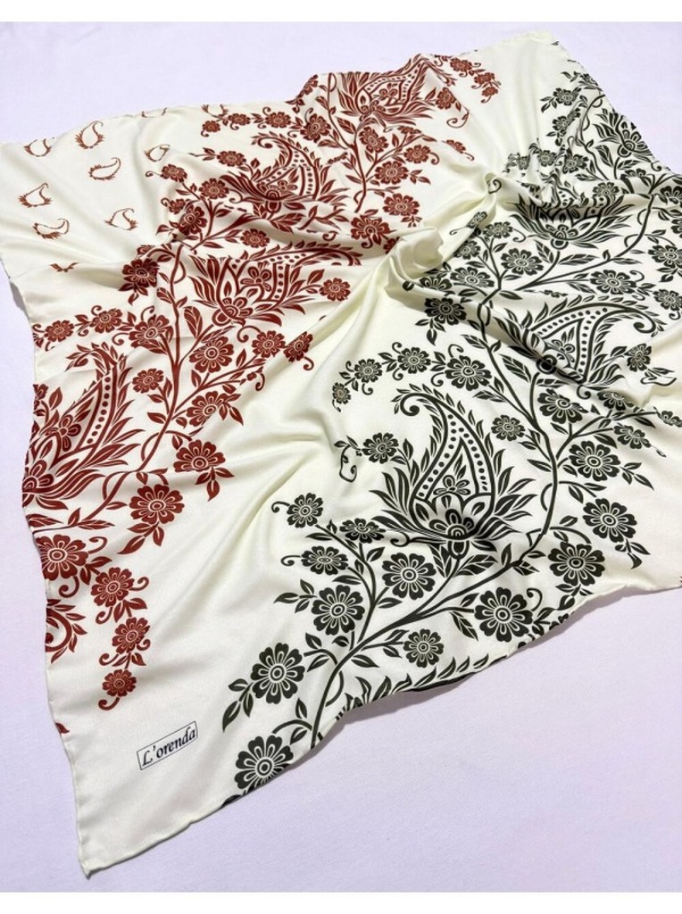 L'orenda El Dikişli Soft Pamuk Eşarp w2